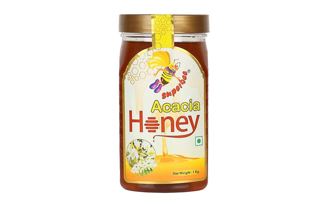 Superbee Acacia Honey    Glass Jar  1 kilogram